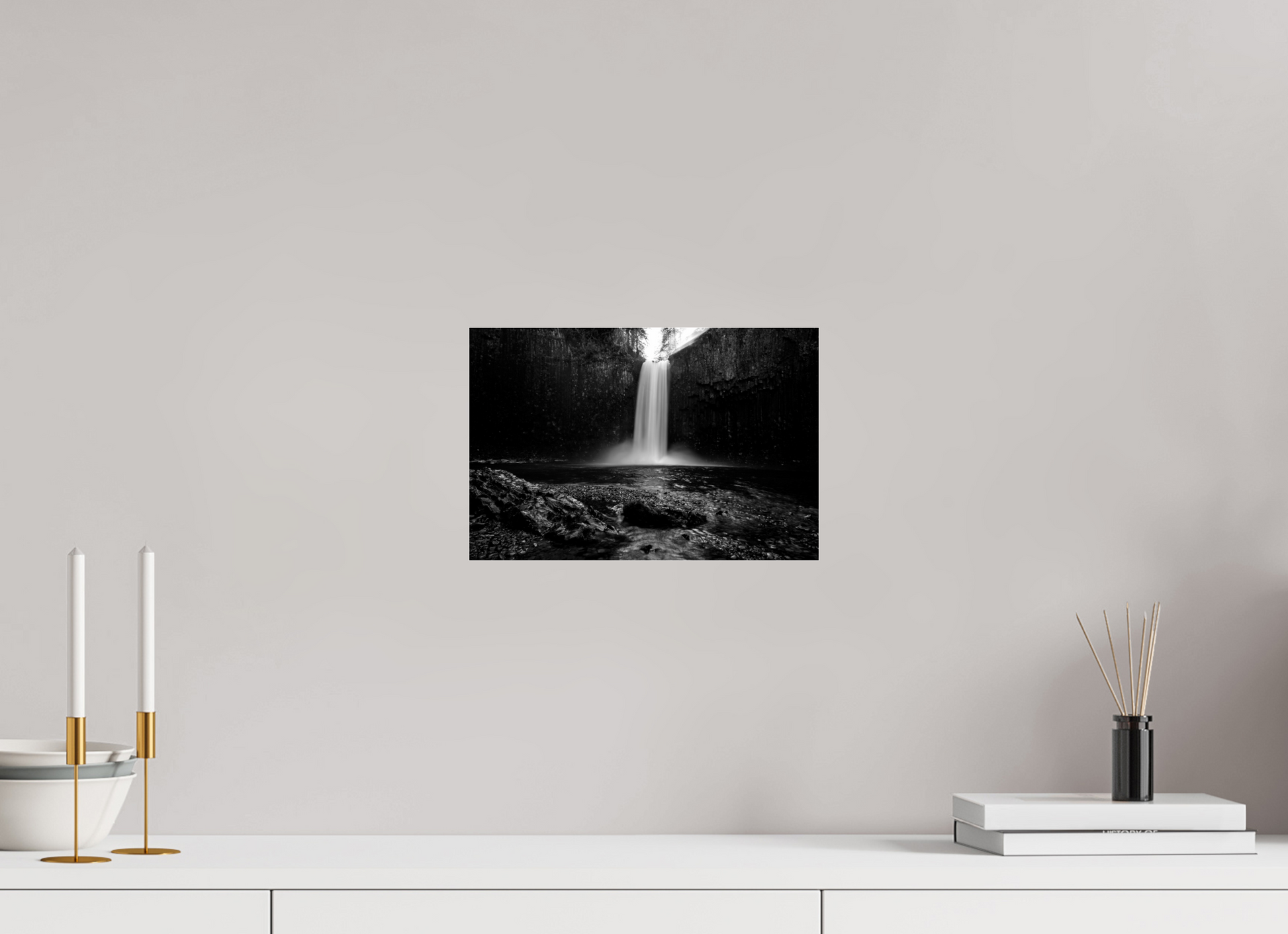 12 x 8″, Photo Print Under Acrylic Glass Morning Light at Abiqua Falls
