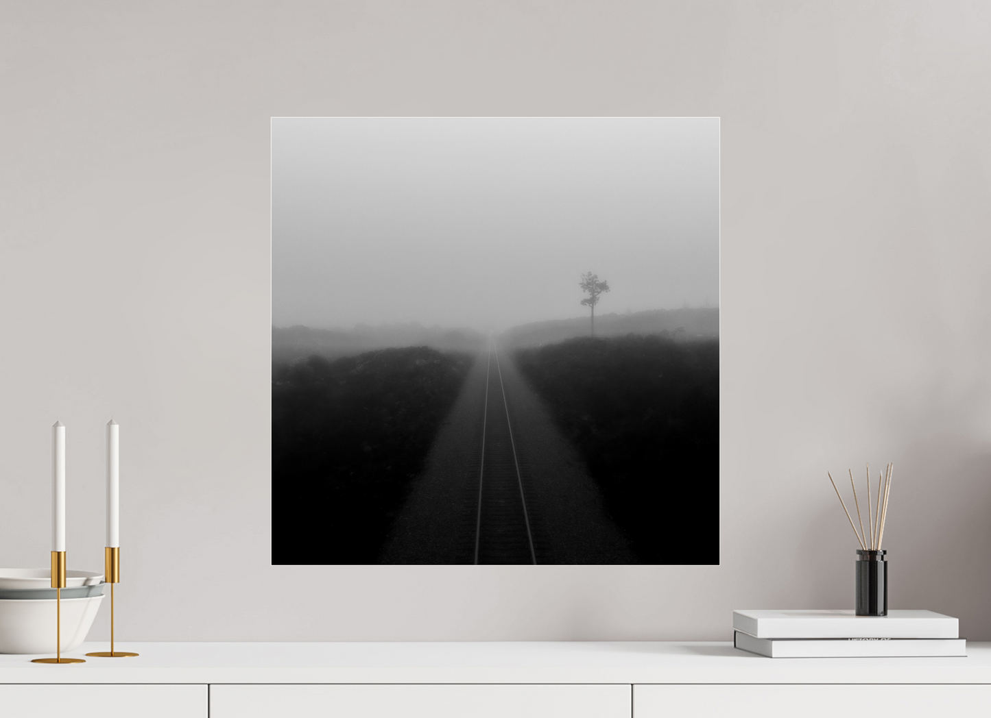 20 x 20″, Photo Print Under Acrylic Glass Into the Void