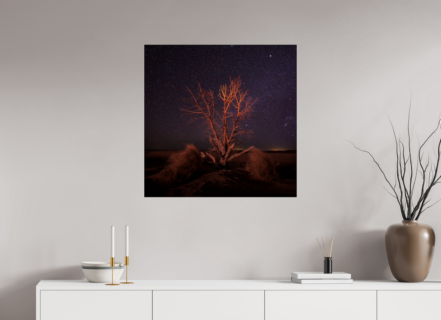 30 x 30″, Photo Print Under Acrylic Glass Fireworks and Freedom