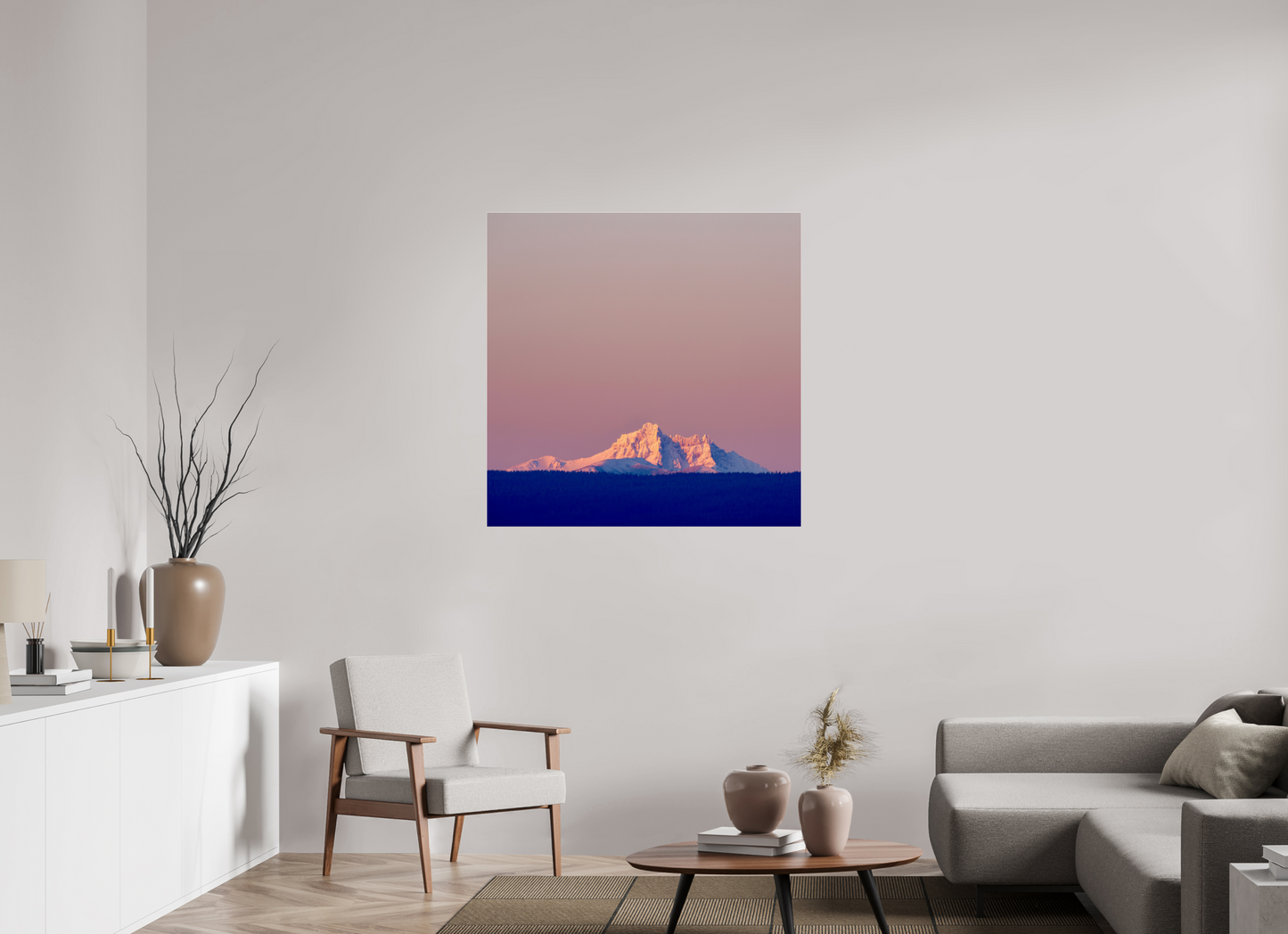 40 x 40″, Photo Print Under Acrylic Glass Three Fingered Jack at Dawn