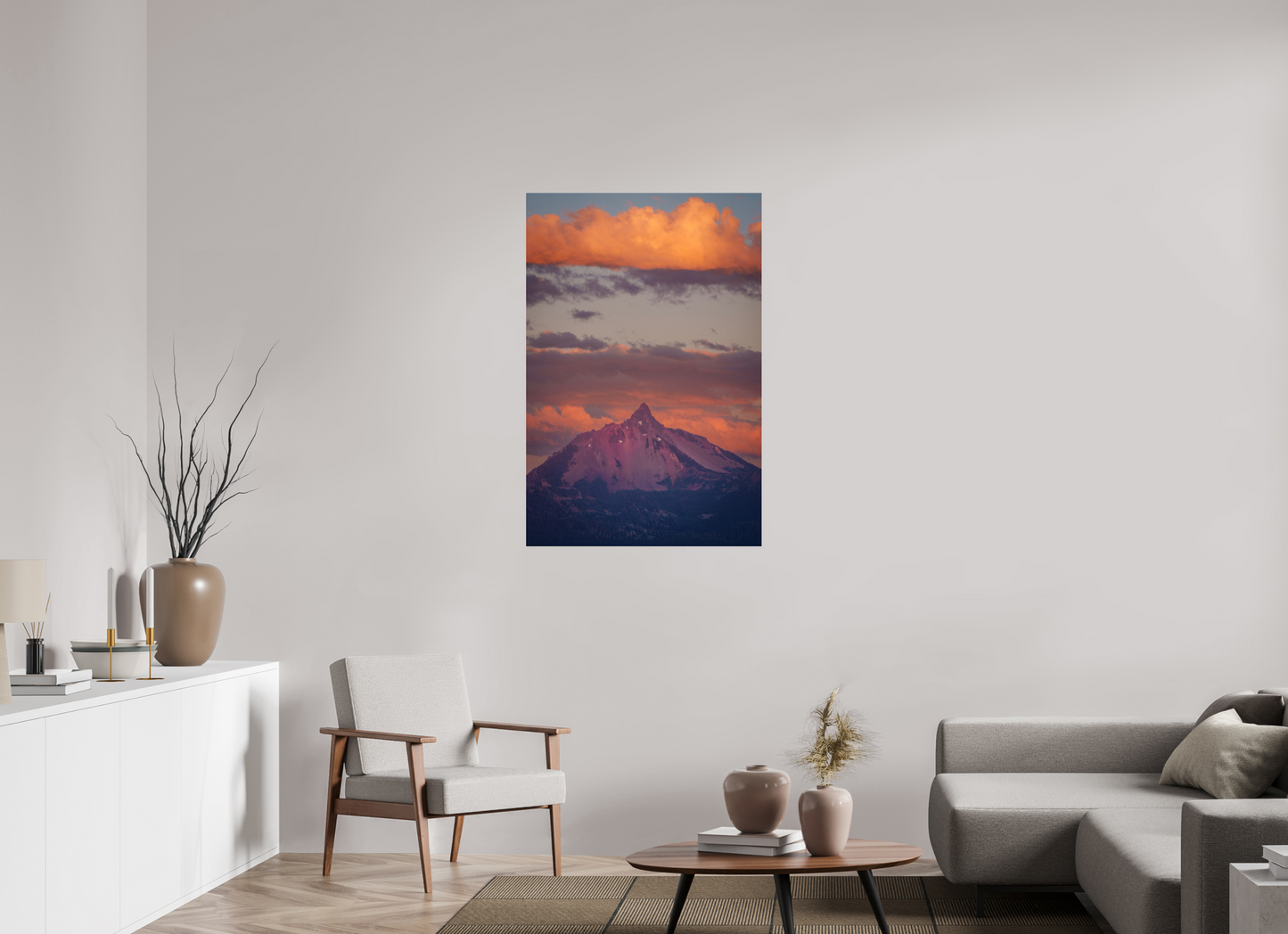 30 x 45″, Photo Print Under Acrylic Glass Glorious Mt Washington