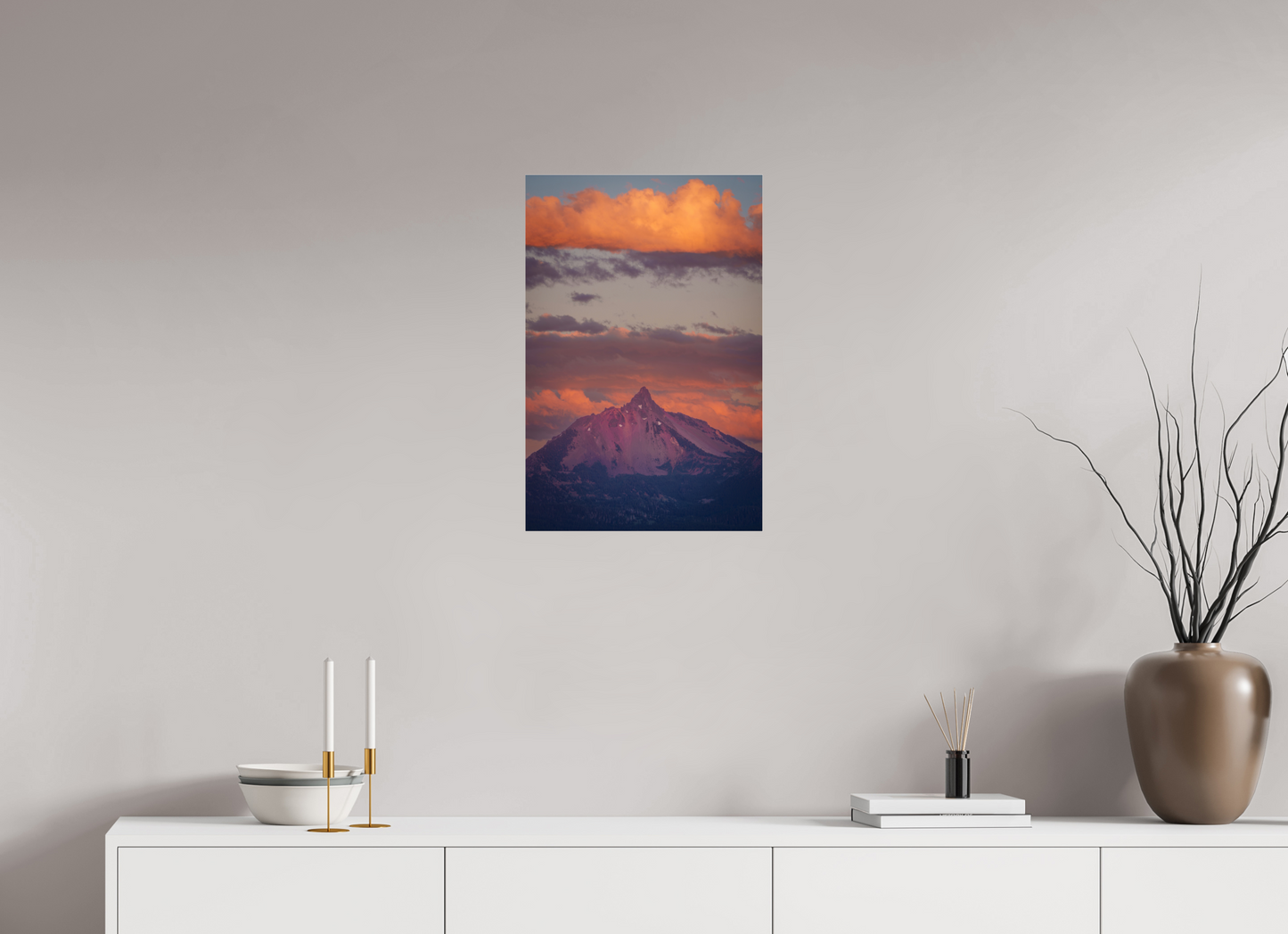 16 x 24″, Photo Print Under Acrylic Glass Glorious Mt Washington