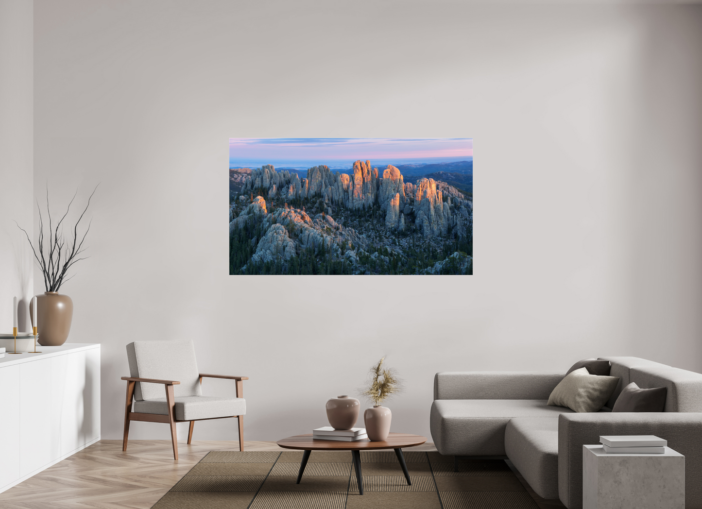 70 x 39.4″, Photo Print Under Acrylic Glass The Cathedral Spires