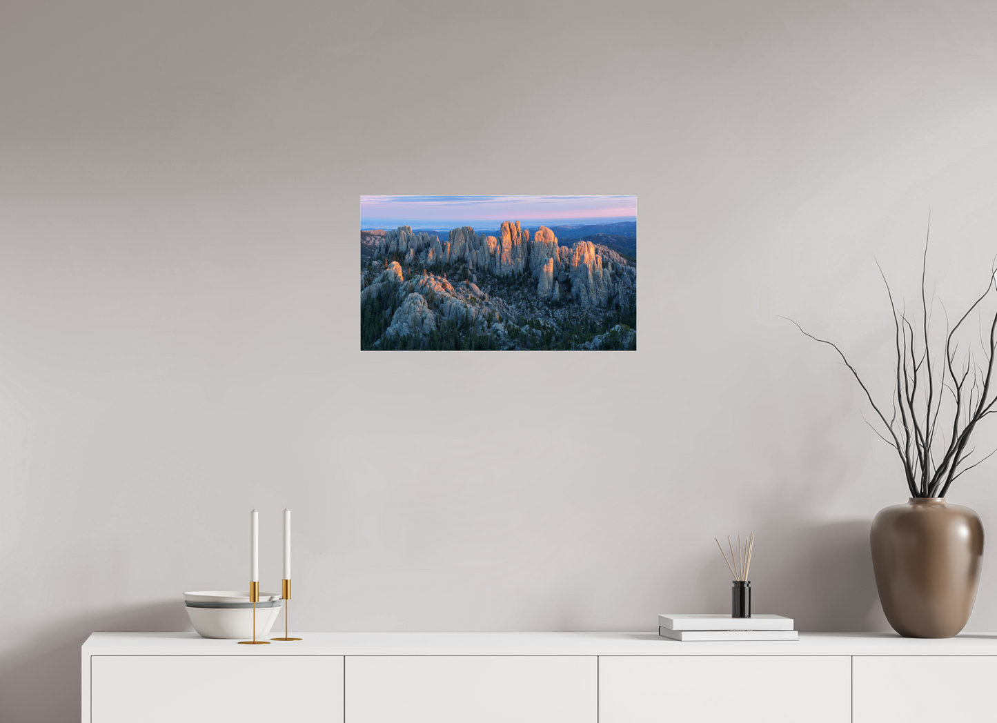 24 x 13.5″, Photo Print Under Acrylic Glass The Cathedral Spires