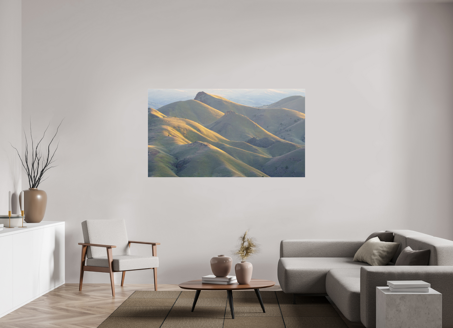 70 x 39.4″, Photo Print Under Acrylic Glass Forest Green Outback