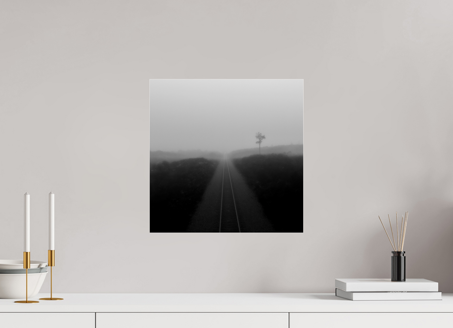 15 x 15″, Photo Print Under Acrylic Glass Into the Void