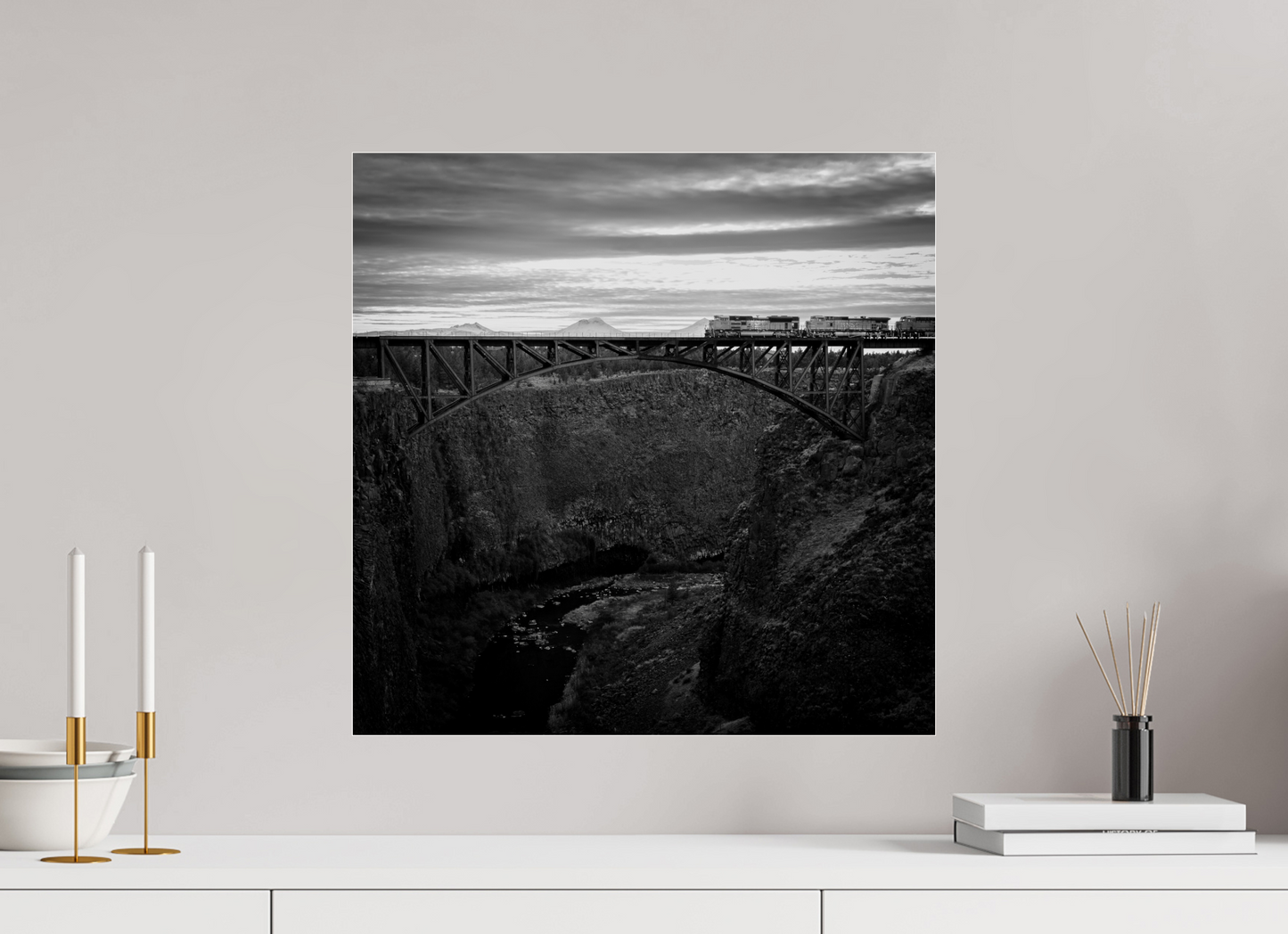 20 x 20″, Photo Print Under Acrylic Glass On Time