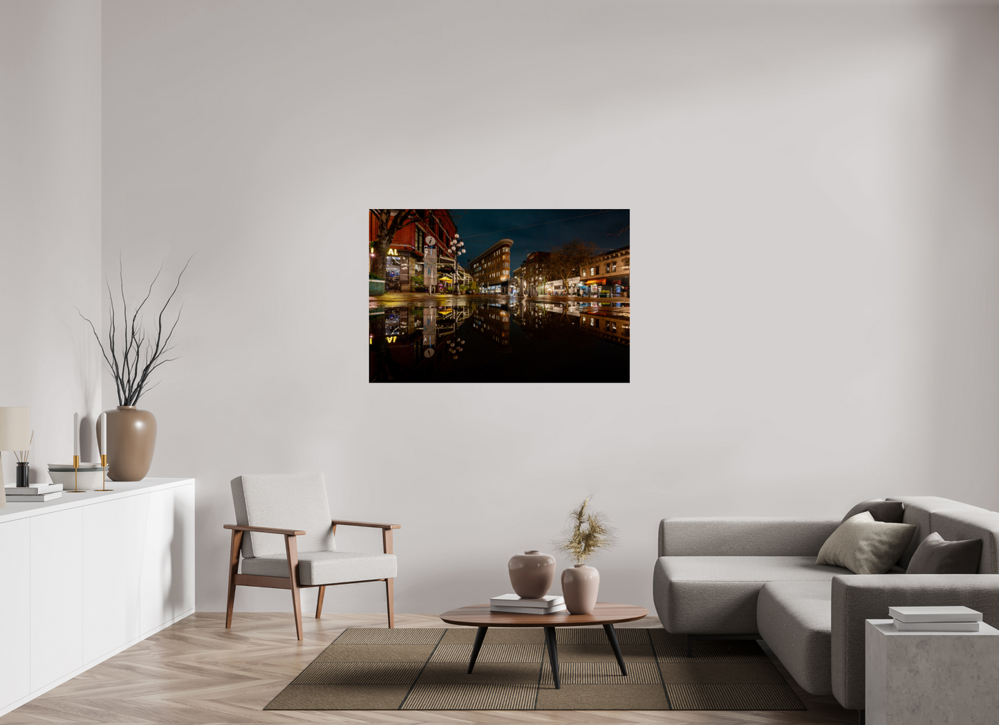 54 x 36″, Photo Print Under Acrylic Glass Gastown 2