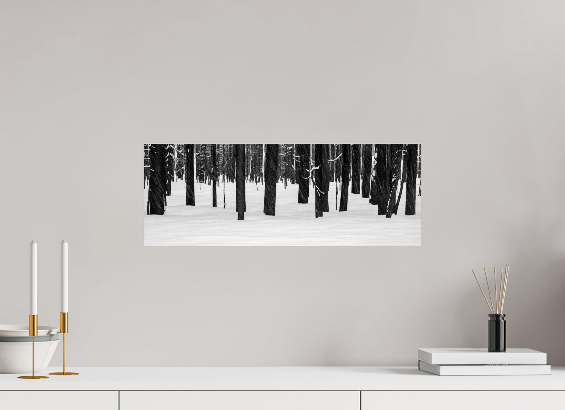 21.7 x 8″, Photo Print Under Acrylic Glass Consequence