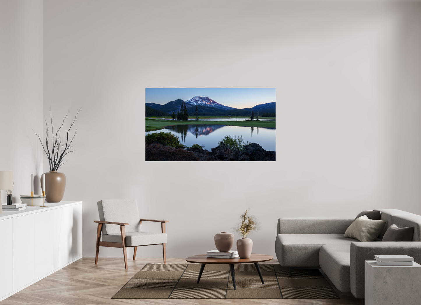 64 x 36″, Photo Print Under Acrylic Glass Classic Sparks Lake
