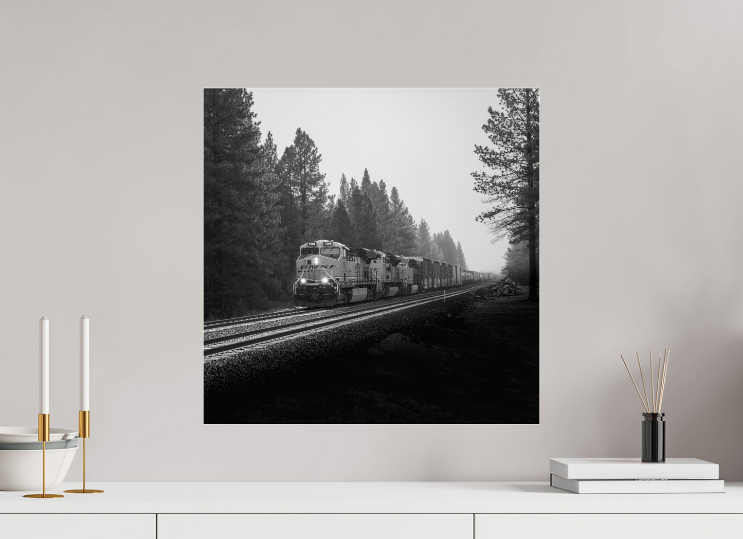 20 x 20″, Photo Print Under Acrylic Glass BNSF TBA