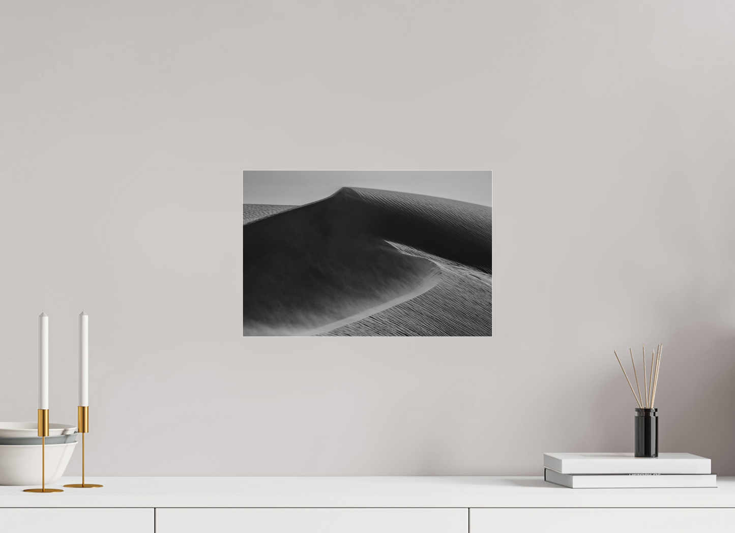 15 x 10″, Photo Print Under Acrylic Glass Sand Swept