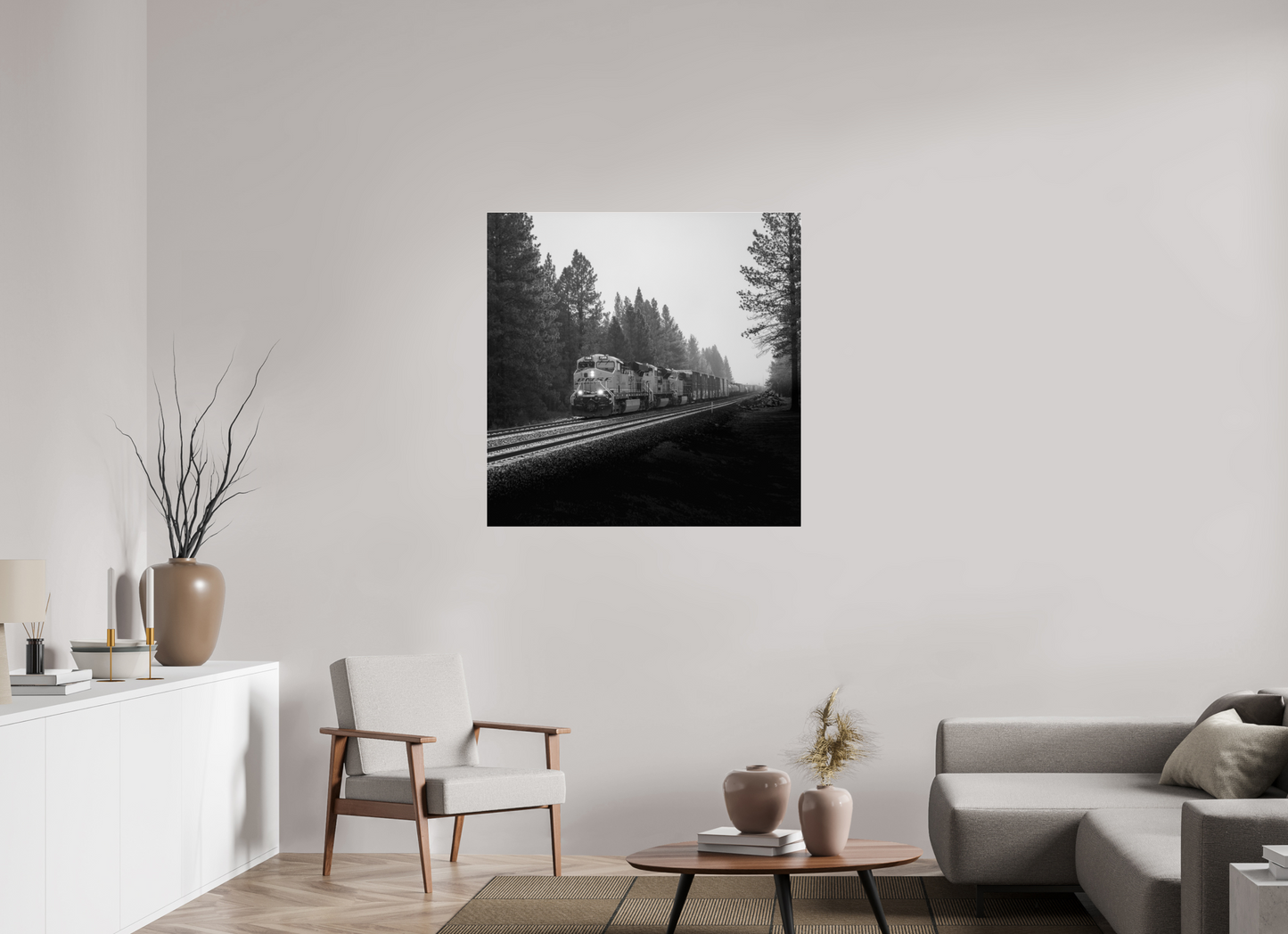 40 x 40″, Photo Print Under Acrylic Glass BNSF TBA
