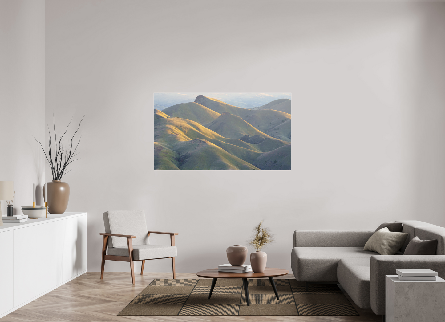 64 x 36″, Photo Print Under Acrylic Glass Forest Green Outback