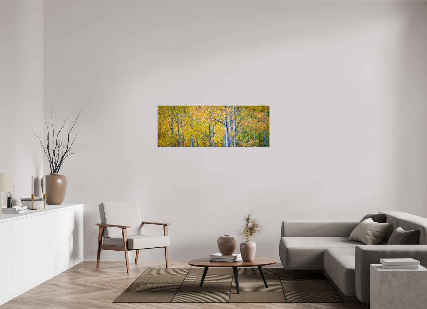 54.2 x 20″, Photo Print Under Acrylic Glass Entropy