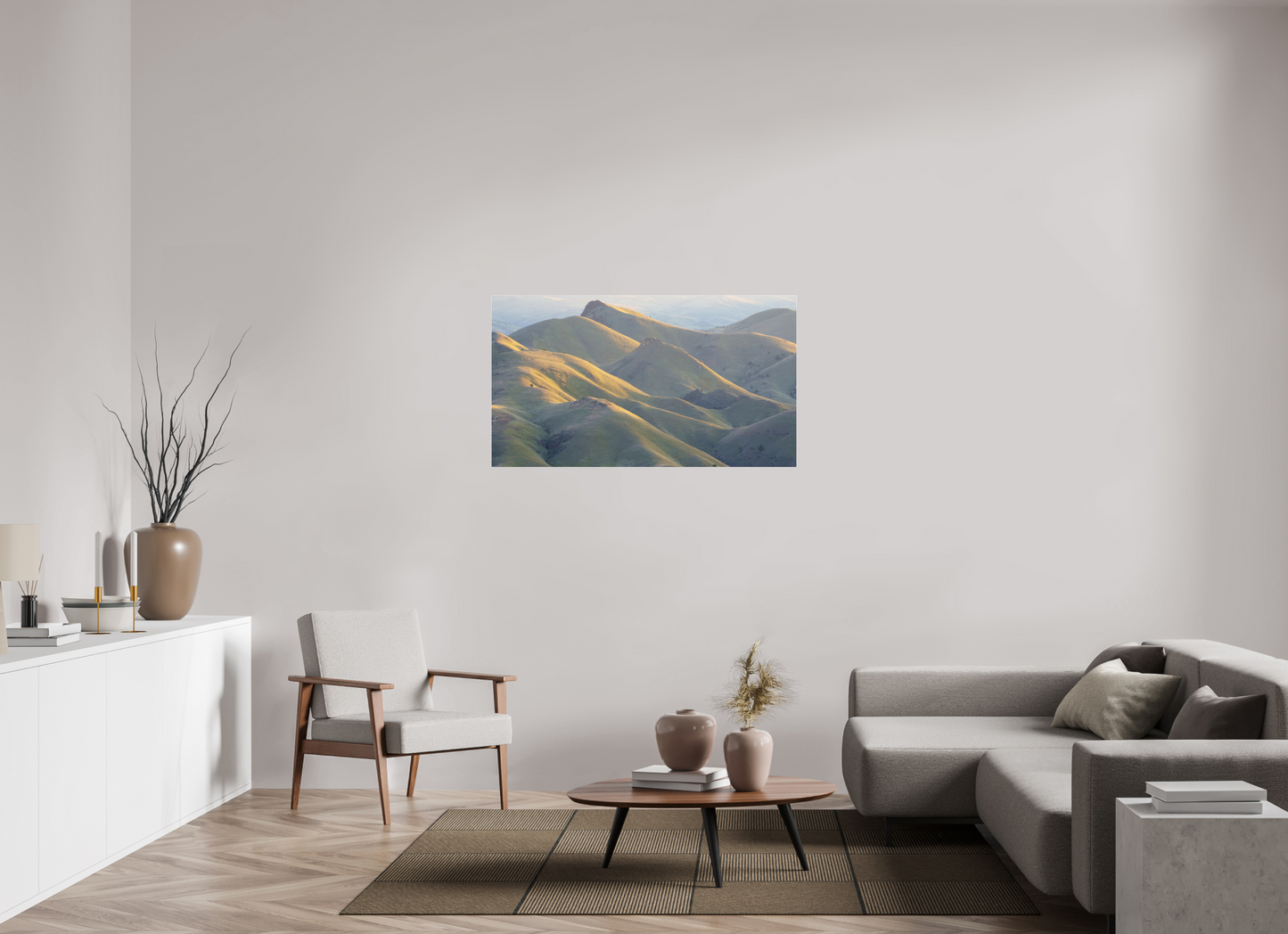 49 x 27.6″, Photo Print Under Acrylic Glass Forest Green Outback