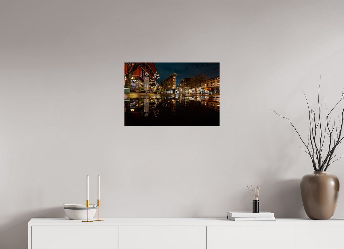 24 x 16″, Photo Print Under Acrylic Glass Gastown 2