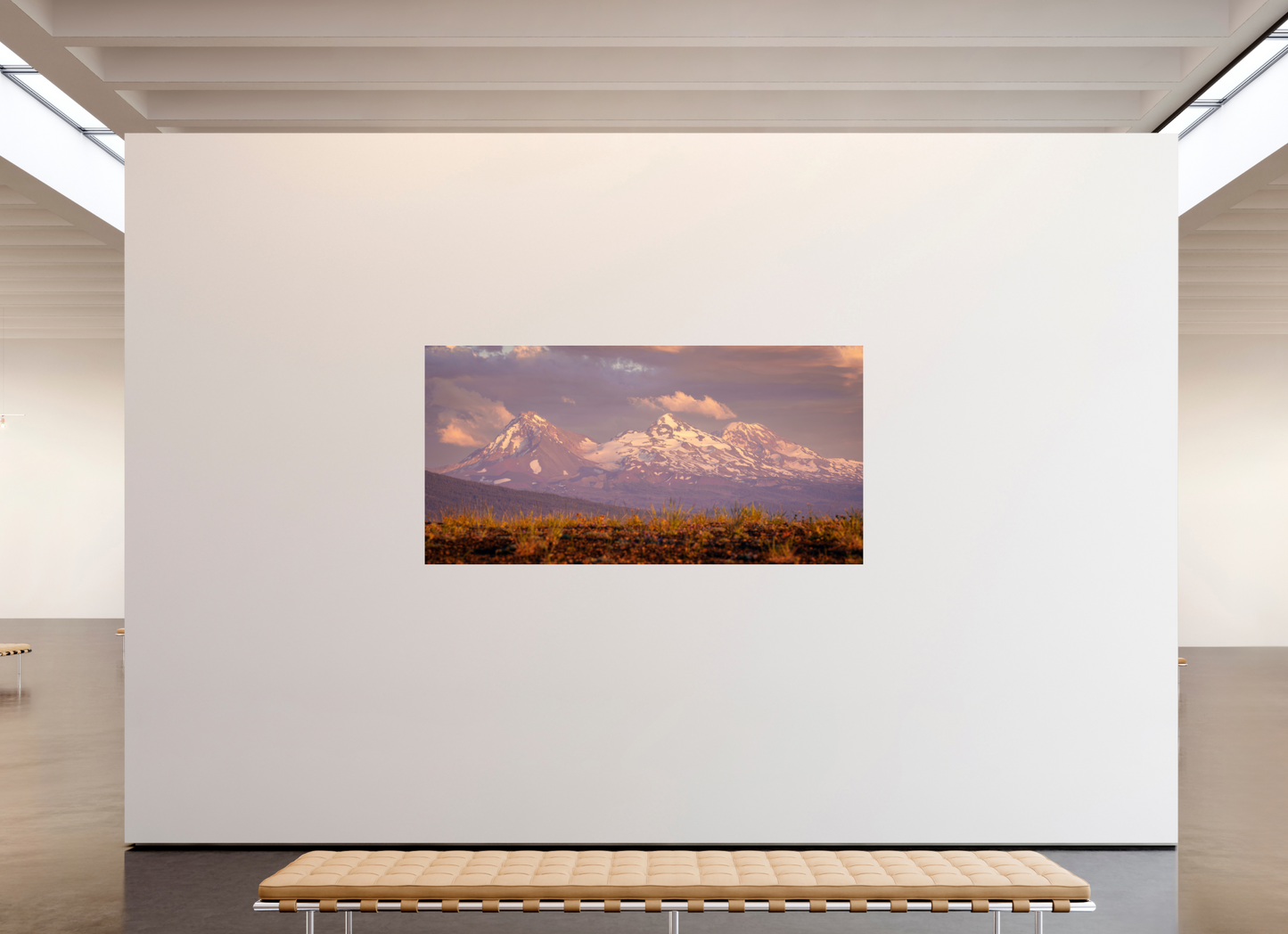 86 x 43″, Photo Print Under Acrylic Glass The Three Sisters