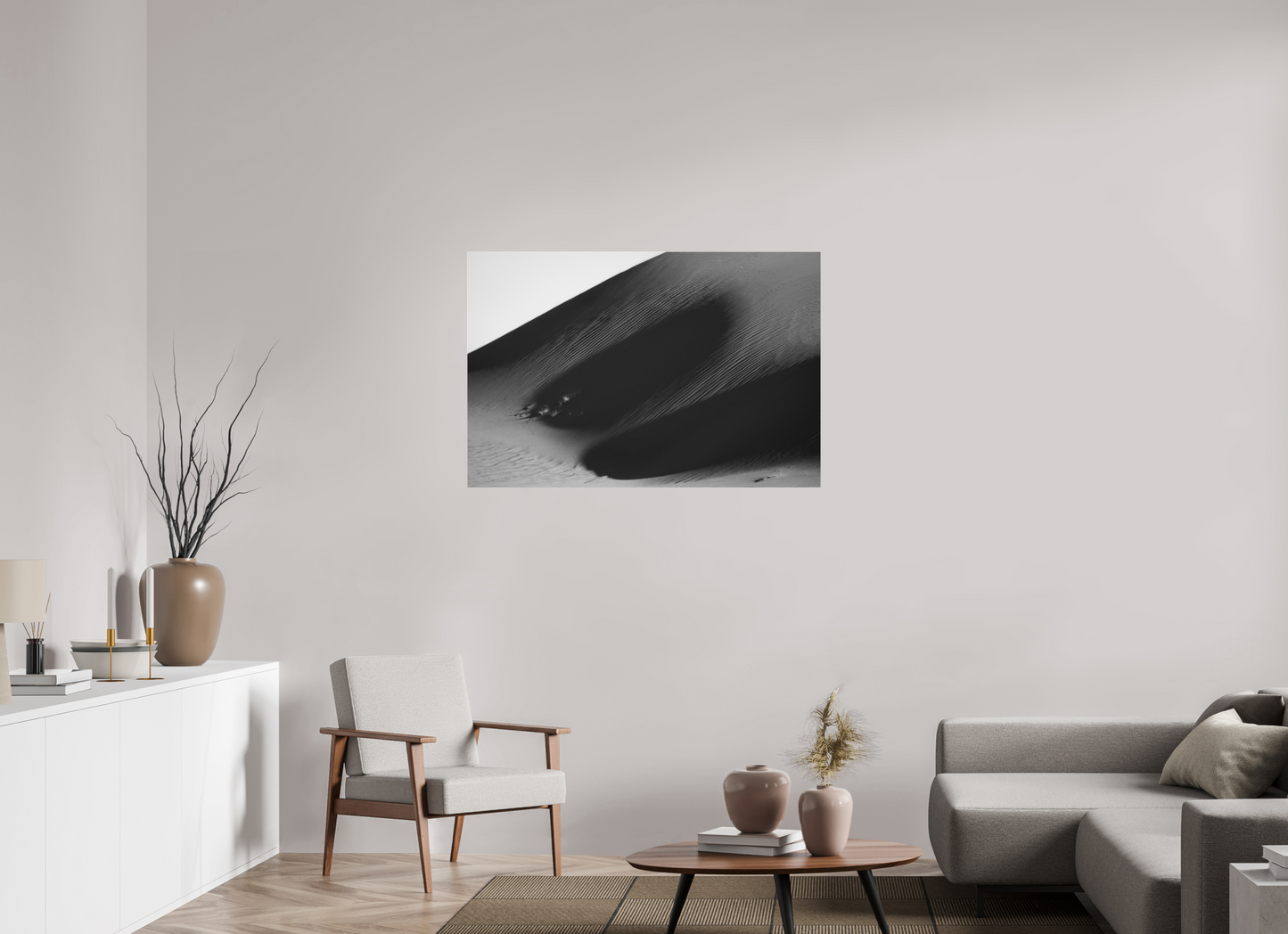 45 x 30″, Photo Print Under Acrylic Glass Ruffles