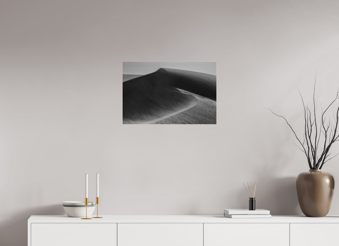 24 x 16″, Photo Print Under Acrylic Glass Sand Swept